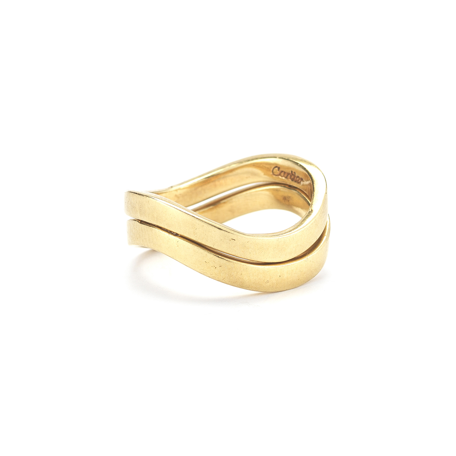 Cartier Dinh Van Stackable 18K Yellow Gold Stackable Rings | Fred Leighton