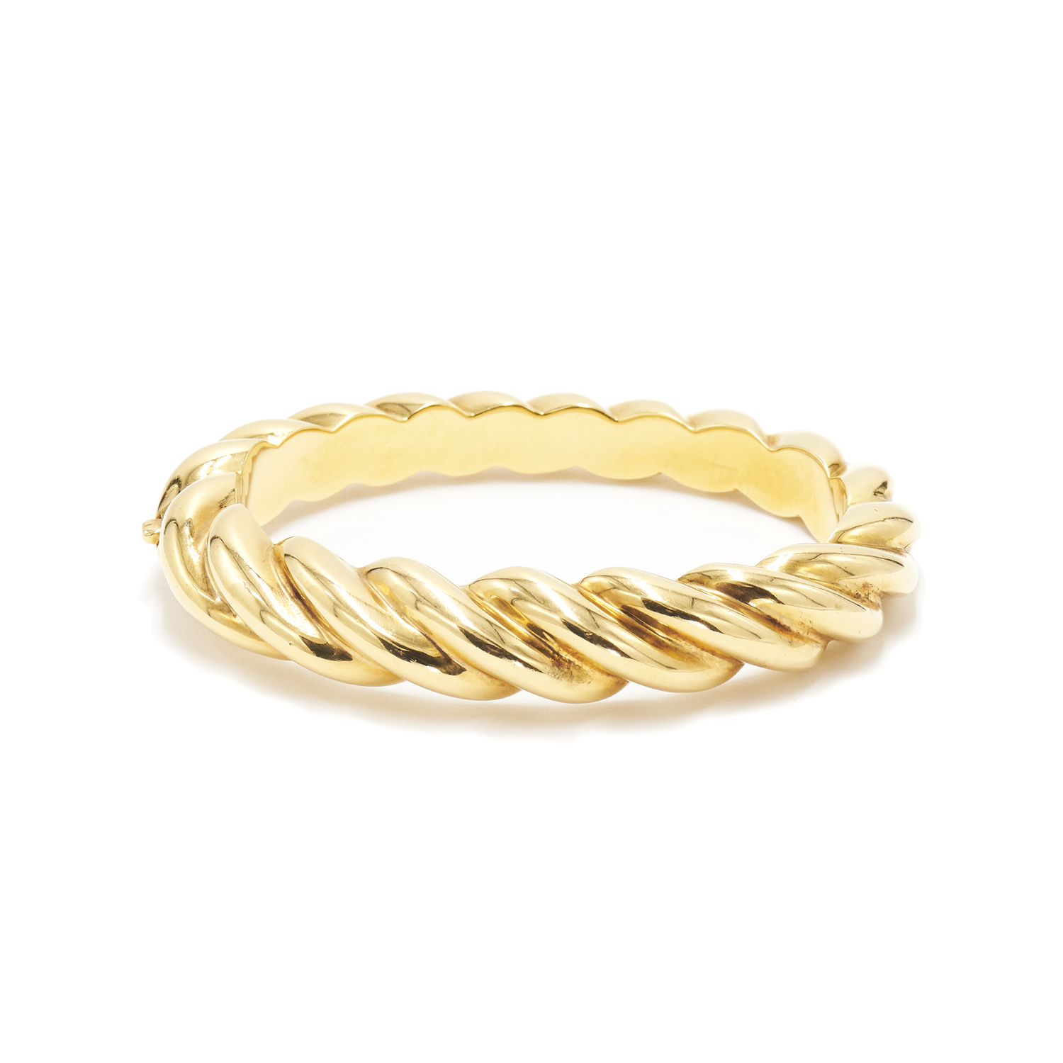 18K Yellow Gold Coil Bangle by Chaumet | Fred Leighton